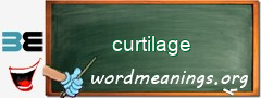 WordMeaning blackboard for curtilage